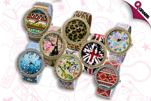 For QR69, Add a Pop of Color with Unique Ladies Watches - Choose from 8 Trendy Designs! (QR99 Value)